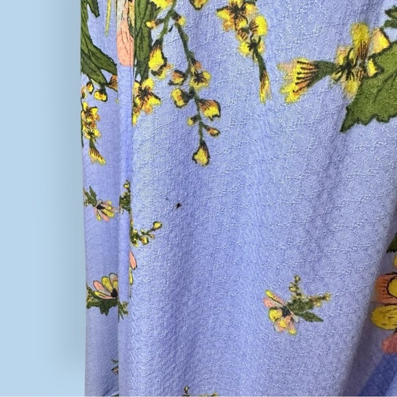 Free People ‘Marsha’ Printed Lace Slip Dress in “Periwinkle Sky” Size Large - Picture 8 of 16